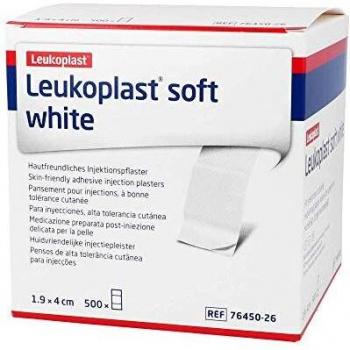 Leukoplast Soft White Injection Plaster, 19 x 40 mm, Pack of 500