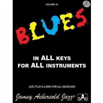 Jamey Aebersold V42DS Blues Play-Along Book and CD for All Keys