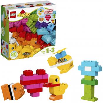 LEGO Duplo Duplo My First Mis Primeros Ladrillos, Juguete Preescolar Creativo y Educativo de Construcción para Niños de 1 Año y Medio a 3 Años con Piezas de Colores, Multicolor