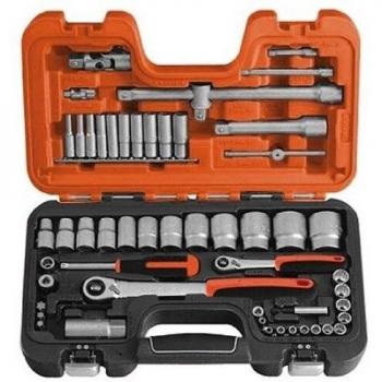 Bahco S560 - Acoplamientos 1/2 Y 1/4-Puntas, 56Pzas.