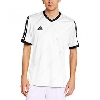 adidas Tabe 14 JSY - Camiseta para hombre, color blanco / negro, talla S