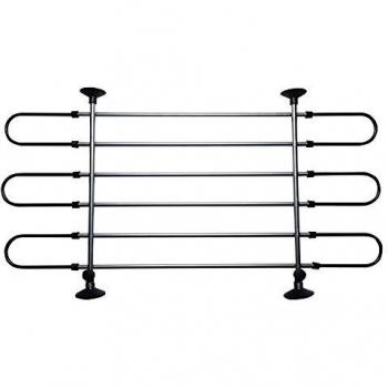 Rejilla de Seguridad para Auto Ajustable 85-140 cm de Ancho y 78-105 cm de Alto