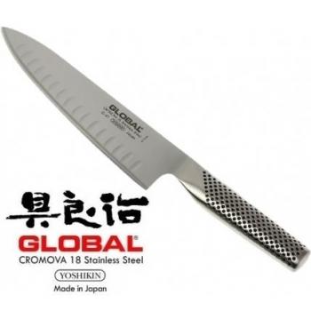 Cuchillo Cocina Alveolado 20 cm Global G-61