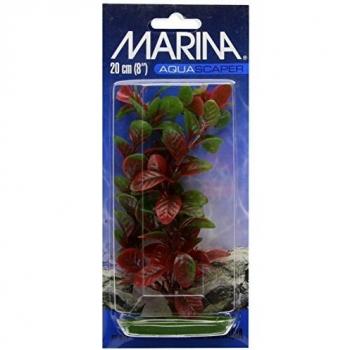Marina Plantas Plásticas Aquascaper Medianas Ludwigia Roja, 20 cm