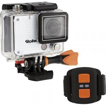Rollei Actioncam 420 - Cámara deportiva, resolución de vídeo de 4K, WiFi, incluye control remoto y carcasa resistente al agua