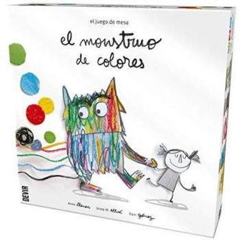 Devir - El Monstruo de colores, Juego de mesa infantil, Juego de mesa a partir de 3 años, Juego de mesa familiar