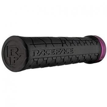 Raceface Getta Grips Empuñaduras, Unisex Adulto, Negro y Morado, 30 mm