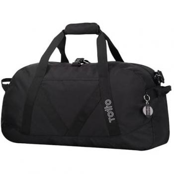 Totto Active L Bolsa de Deporte Negra Intensa - Práctica y Fácil de Llevar, Adultos Unisex