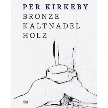 Escultura de Bronce Per Kirkeby - Kaltnadel y Madera
