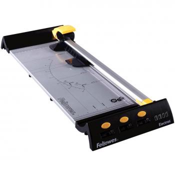 Fellowes Electron - Cizalla de rodillo, tamaño A3, capacidad de corte 10 hojas, color negro y gris