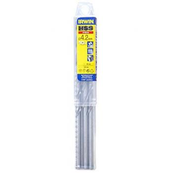 Broca HSS Pro IRWIN 4.2 mm x 120 mm - Paquete de 10 unidades
