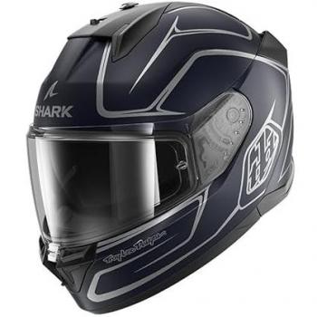 Casco Integral SHARK D-Skwal 3 Drone Azul Plata Talla 2XL