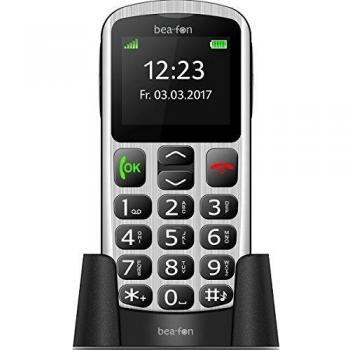Beafon SL250 2 pulgadas 93g Plata Teléfono básico