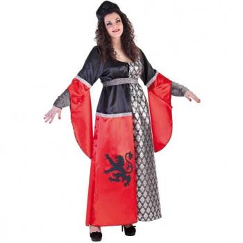 Disfraz de Dama Medieval Carnaval M/L 3 Piezas