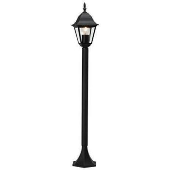 Farola Brilliant Newport Negro - Iluminación de senderos para embellecer tu hogar