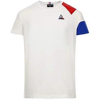 Le Coq Sportif Bat tee SS N°2 Camiseta, Unisex niños, New Optical White, 10 años