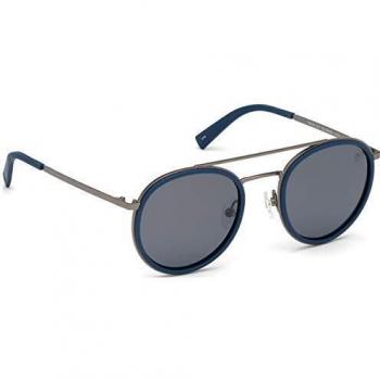 Timberland Unisex Polarized Blue Pilot Sunglasses Size: One Size