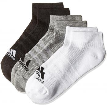 adidas 3S PER N-S HC3P, Calcetines Unisex, Negro / Gris / Blanco, 51-54, Pack of 3