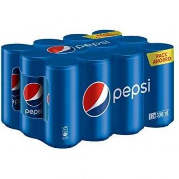 Pepsi Refresco de cola - Paquete de 12 x 330 ml