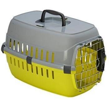 Moderna Happyzoomascotas - Transportín Puerta Iata Roadrunner Verde N2-35x58x37 cm