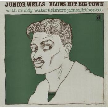 Junior Wells Blues Hit Big Town - barcoded p/s USA vinyl LP DL-640