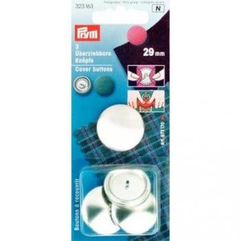 Prym Botones, Plata, 323163 29 mm, 3
