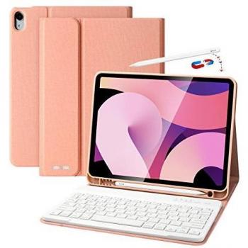 Funda Teclado iPad 10.9, Funda iPad 2020 con Ranura para Lápiz y Español