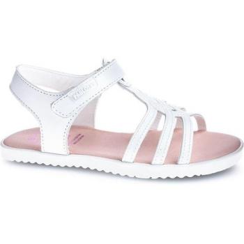 Sandalias Pablosky 432200 Blancas de Piel con Cierre Adherente