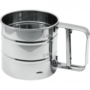 FM Professional Tamizador, Acero Inoxidable, INOX, Diámetro 10.5x16x9cm, 350g
