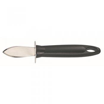 Westmark Abridor de ostras, Hoja afilada y forjada por ambos lados, Longitud total: 19,7 cm, Acero inoxidable/plástico, Plata/negro, 66152270