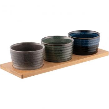 Koda Triple Serving Bowl Set