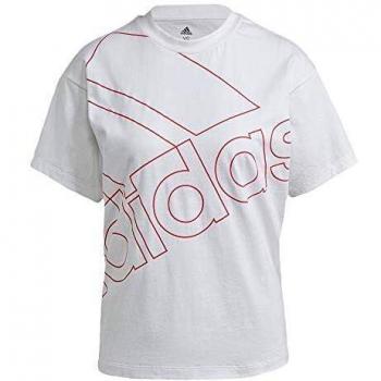 adidas GM5573 W FAV Q1 T T-Shirt Womens White/Hazy Rose M