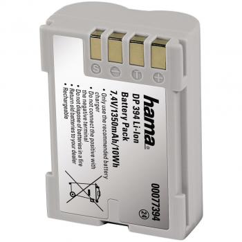 Hama 00077394 bateria recargable ion de litio 1350 mah 74 v bateriapila recargable 1350 mah ion de litio 74 v gris