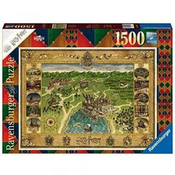 Hogwarts Map Jigsaw Puzzle - 1500 Pieces - Harry Potter by Ravensburger
