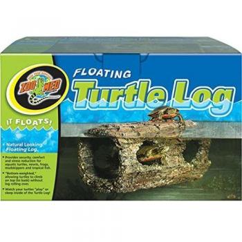 Tronco Flotante de Resina Hueco para Tortugas Acuáticas
