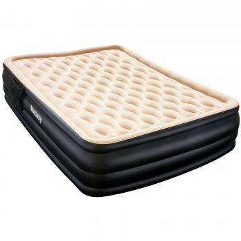 Bestway Dreamair Cama de Aire Individual, Terciopelo en Cuero, 90 x 190 cm