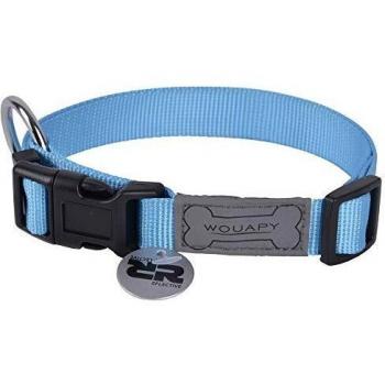 Wouapy Basic Line Collar para Perro Azul de 20/30 cm