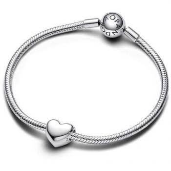 Charm Grabable Corazón Be Love PANDORA - Mod. 793439C00, Charm Moments 793439C00