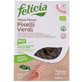 Felicia Bio Mezze Penne Guisantes 250g