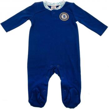 Pijama de manga larga Chelsea FC para bebé con escudo, color azul royal/blanco, talla 12-18 meses