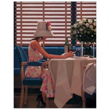 Artopweb Panel Decorativo con Diseño Vettriano Days of Wine and Roses, Madera, Multicolor, 44x3x58 cm