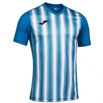 Camiseta Joma Inter II Manga Corta Hombre Royal Blanco