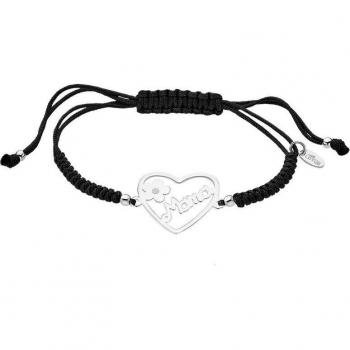 Pulsera Lotus Silver LP3231-2/2 Mother's Love de Plata con Motivo Corazón y Grabado Mamá para Mujer