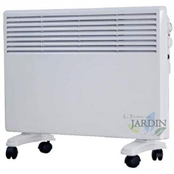 Convector Calefactor Blanco Ajustable 750W-1500W con Termostato y Temporizador