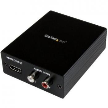 StarTech.com VGA2HD2 - Conversor de vídeo, negro