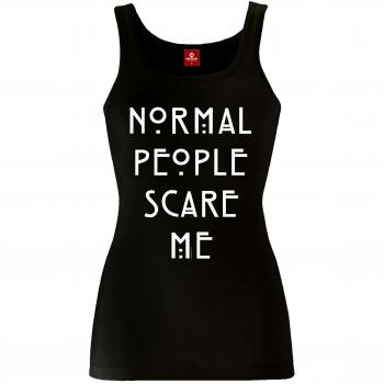 American Horror Story Normal People Scare Me Top Mujer Negro L