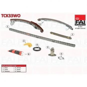 Kit de cadena de distribución FAI AutoParts TCK33WO
