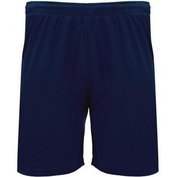 Pantalón deportivo corto para niño de poliéster con cinturilla elástica ajustable