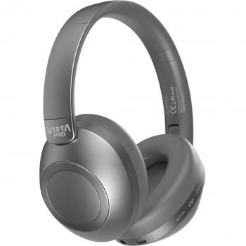 Vieta Pro Way 3 - Auriculares de Diadema, Bluetooth 5.3, Autonomía 50h, Micrófono Integrado, Plegables, Color Gris