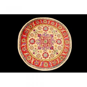 Alfombra Anudada a Mano Ghazni/Uzbeka/Kazak - 98x98 CM